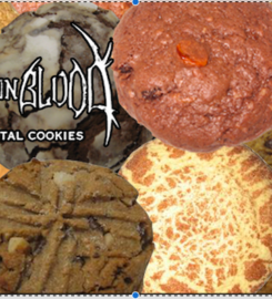BAKED IN BLOOD Black Metal Cookies